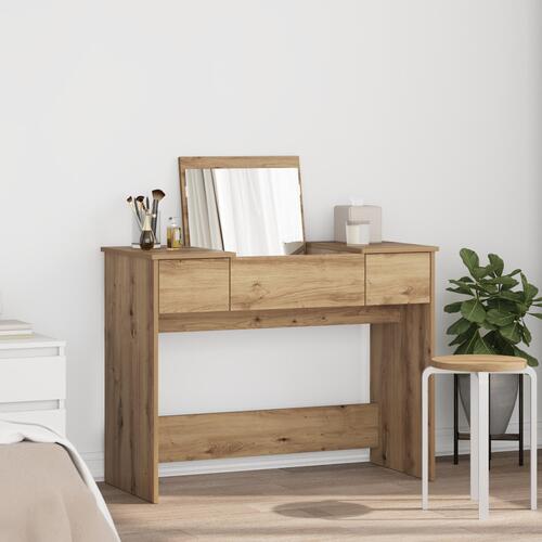 Dressing Table with Mirror Artisan Oak 100x45x76 cm