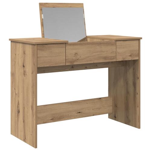 Dressing Table with Mirror Artisan Oak 100x45x76 cm