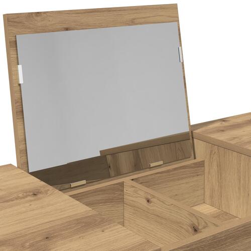 Dressing Table with Mirror Artisan Oak 100x45x76 cm