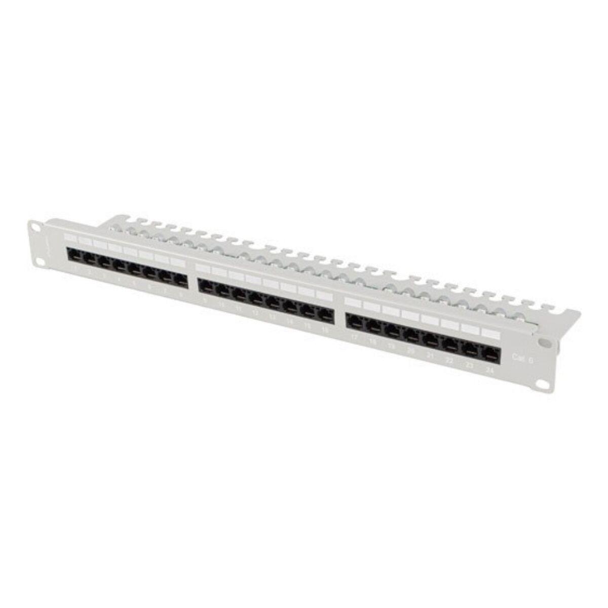 Lanberg 24-port UTP Cat 6 patchpanel - PPU6-1124-S