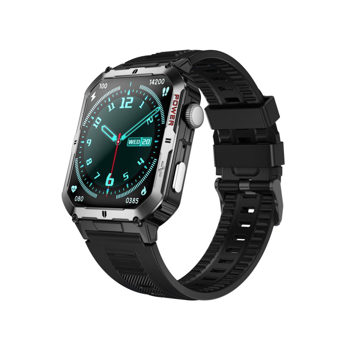 Smartwatch Trevi T-FIT 500 S - sort/sølv, 2,06" AMOLED