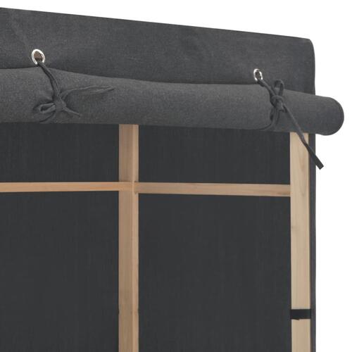 Klædeskab 79 x 40 x 170 cm stof grå