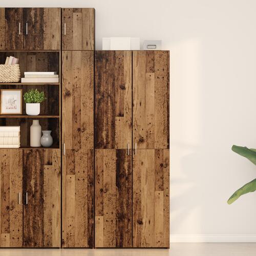 Highboard Old Wood 70x42.5x185 cm Konstrueret træ