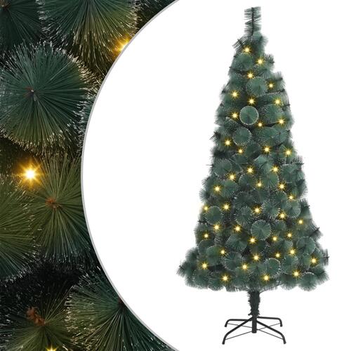 Kunstigt Juletræ 300 LEDs Grøn 180 cm PET