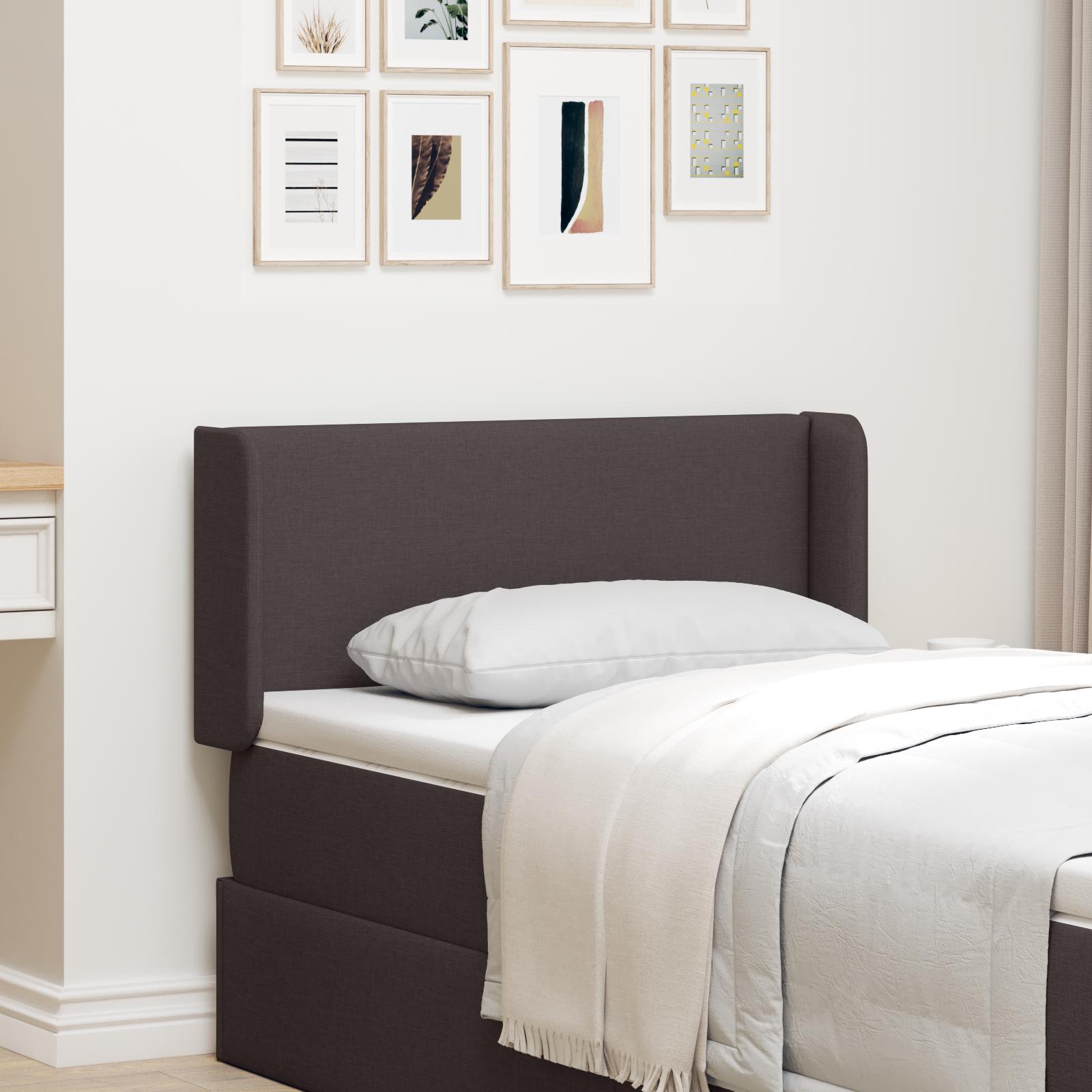 Hovedgærdeøre Med Hovedgærde Brun 16 X 40 X 4.5 Cm Stof