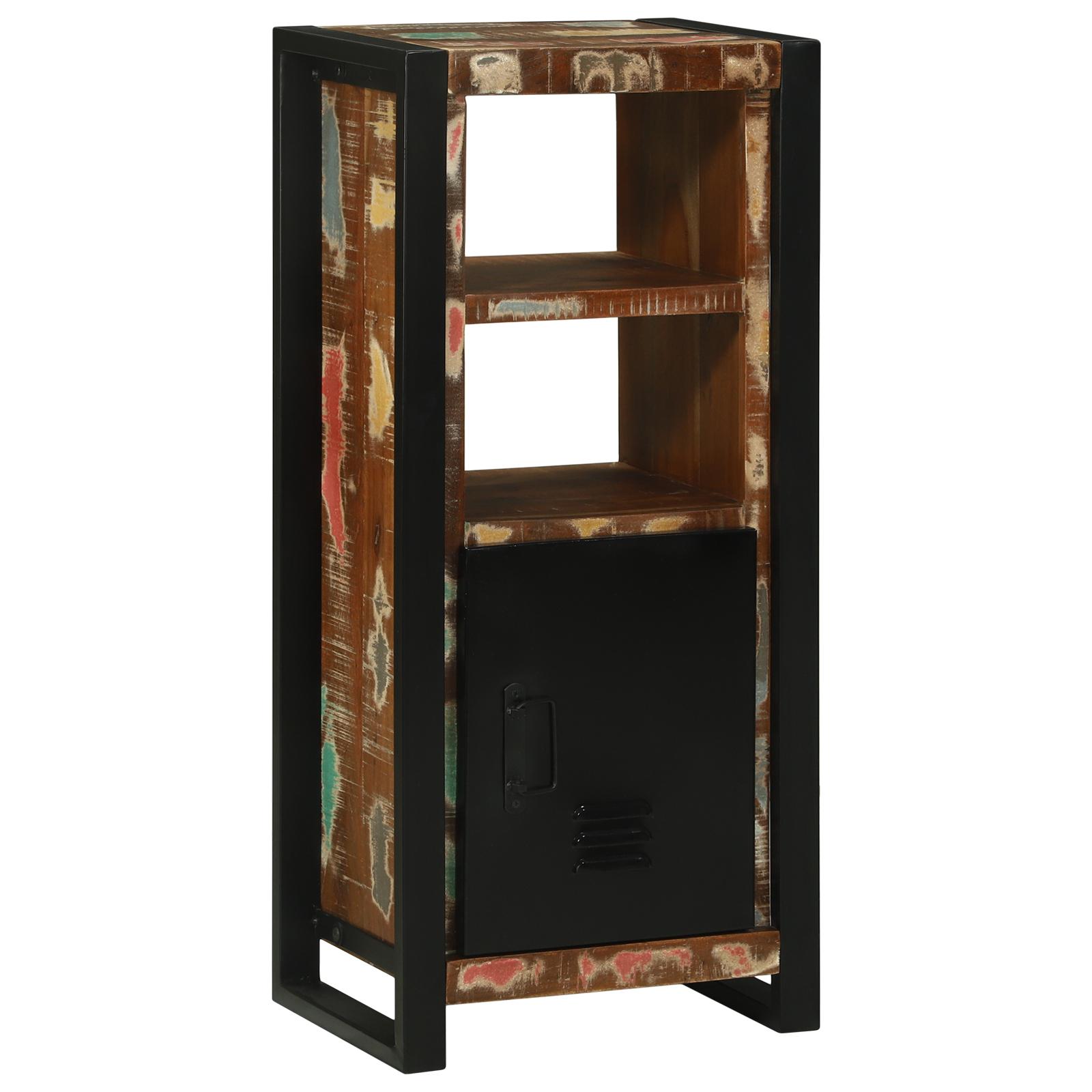 Badeværelsesskab Brun 40 x 30 x 90 cm Massivt genbrugstræ billede
