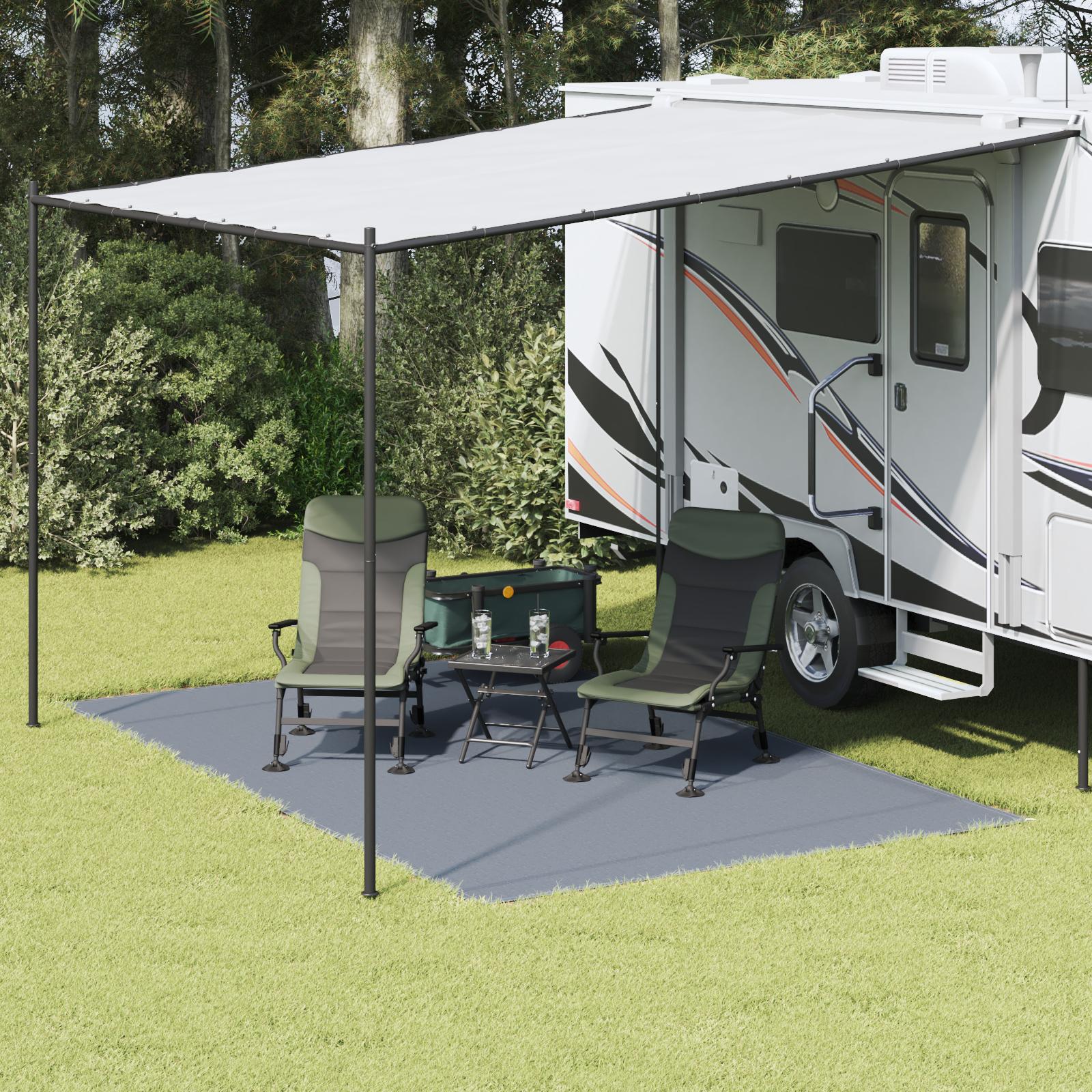 Telt Tilbehør Blå-grå Polyester 250 x 400 cm