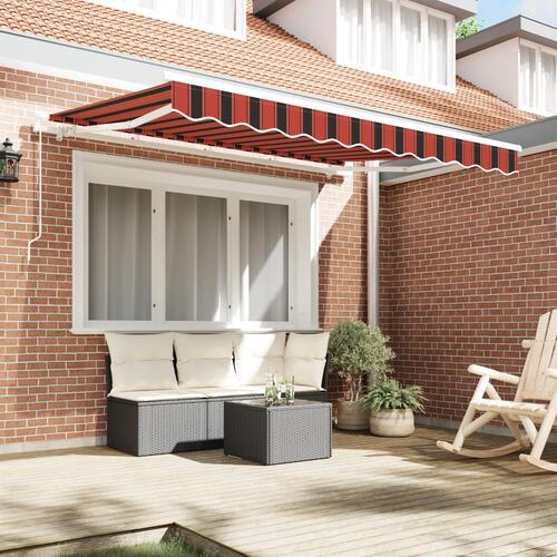 Markise Udskiftningsstof til 2.5x2 m ramme multifarvet stribe