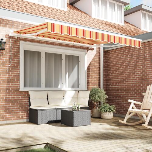 Markise Erstatningsstof til 2.5x2 m ramme Multifarvet stribe