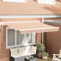 Markise udskiftningsstof til 3.5x2m ramme multifarvet stribe