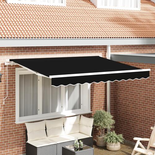 Markise Erstatningsstof til 3.5x2 m Ramme - Sort