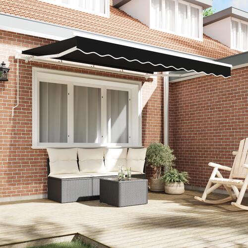 Markise Erstatningsstof til 3.5x2 m Ramme - Sort