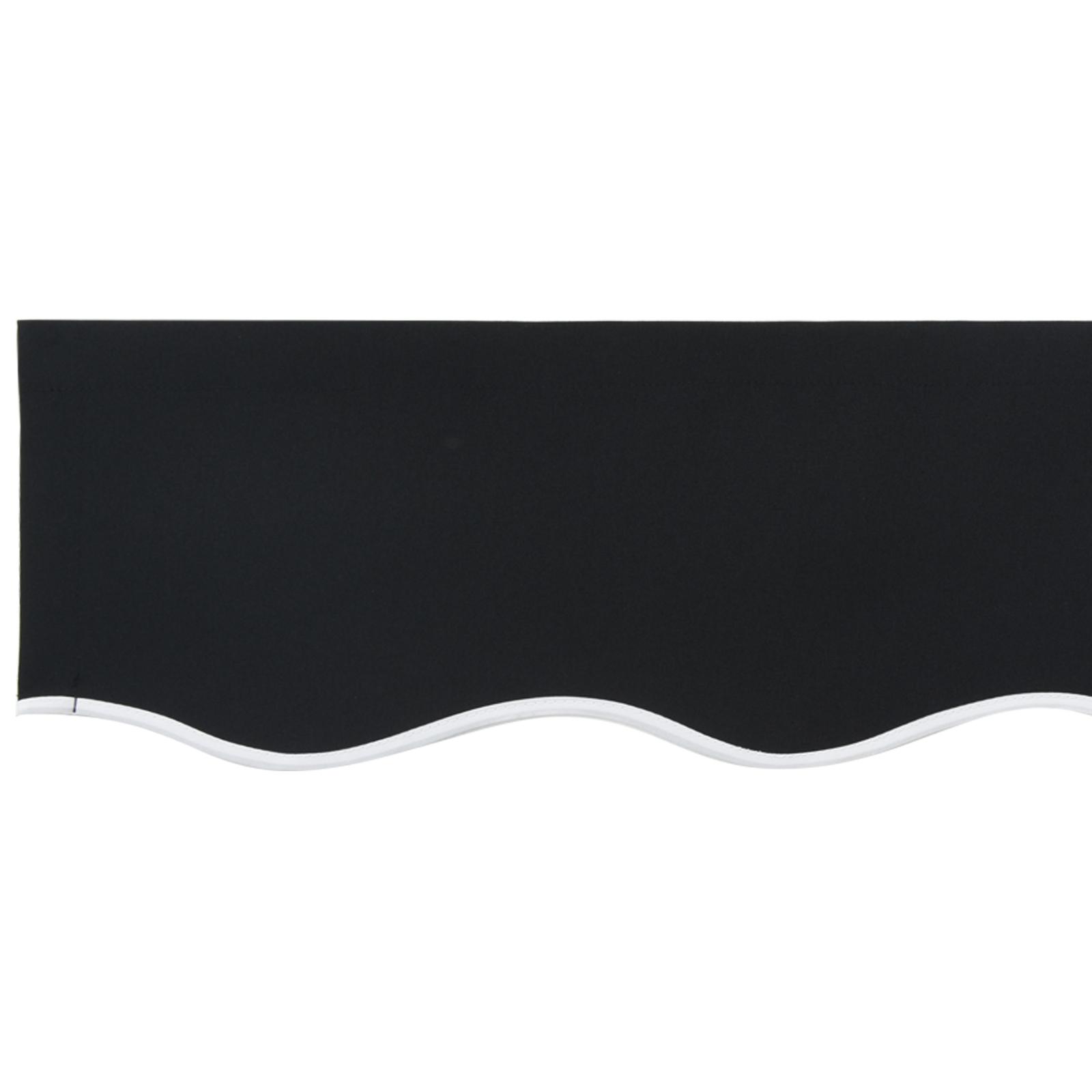 Markise Erstatningsstof til 3.5x2 m Ramme - Sort