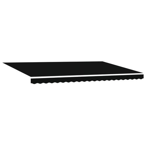 Markise Erstatningsstof til 5x3.5 m Ramme Sort