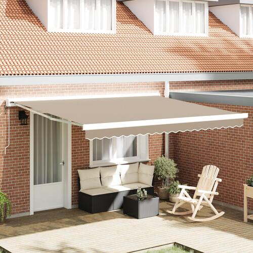 Markise erstatningsstof til 4x3 m ramme Beige