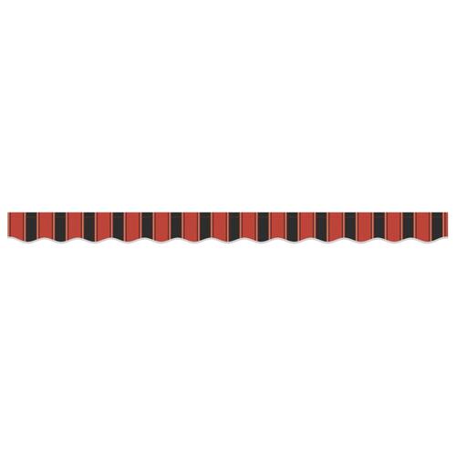 Markise valance til 3.5 m ramme Multifarvet 3.3x0.2 m