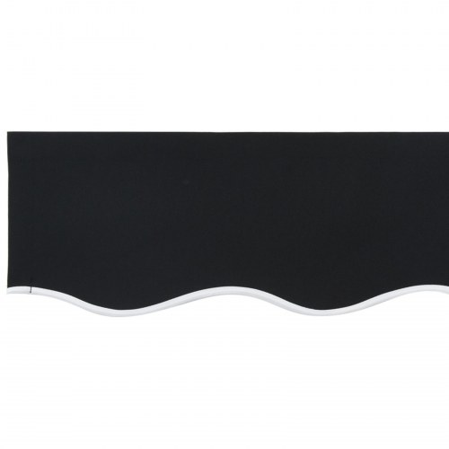 Markisevalse til 5 m ramme Sort 4.8x0.2 m