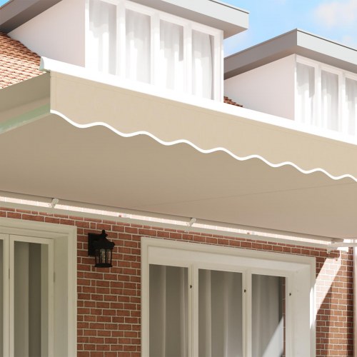 Markise Valance til 6 m ramme Beige 5,8x0,2 m