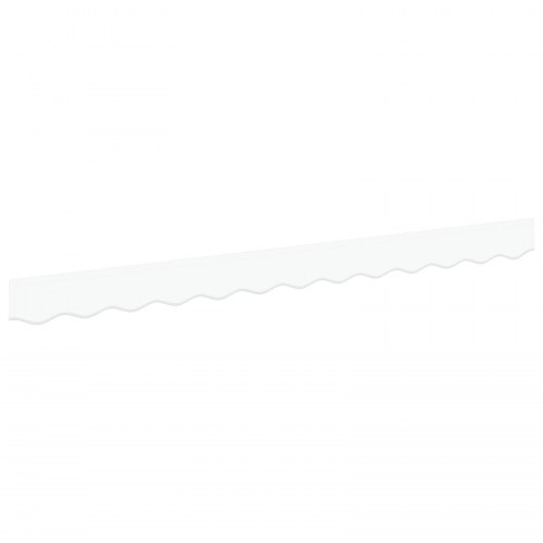 Markisedekoration til 3 m Ramme Hvid 2.8x0.2 m