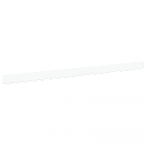 Markisevalance til 4 m ramme Hvid 3.8x0.2 m