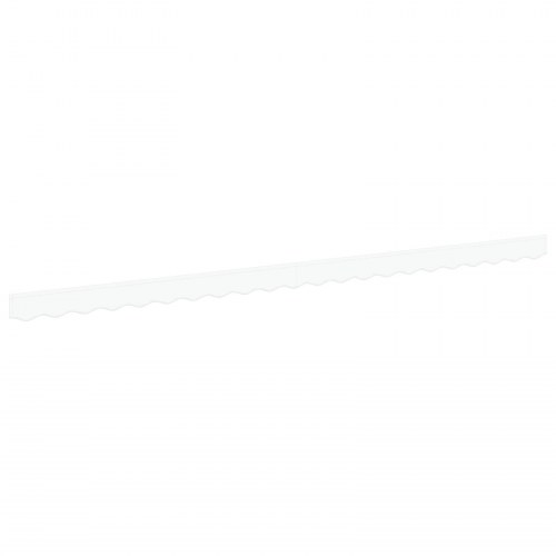 Markise valance til 5 m ramme Hvid 4.8x0.2 m