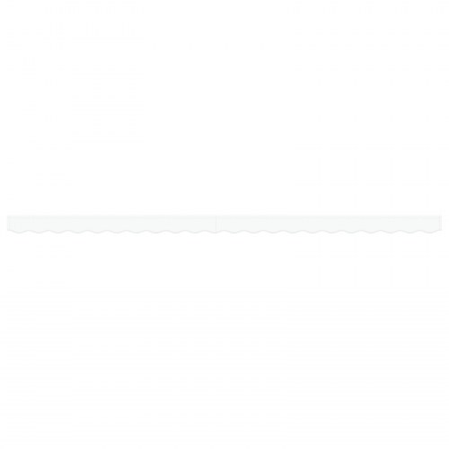 Markise valance til 5 m ramme Hvid 4.8x0.2 m