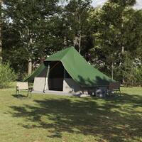 Familie Telt Tipi Grøn 10-personers Vandafvisende
