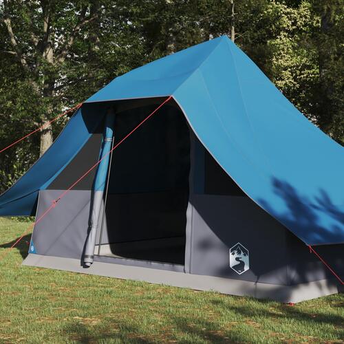 Familie Telt Tipi Blå 10-Person Vandafvisende