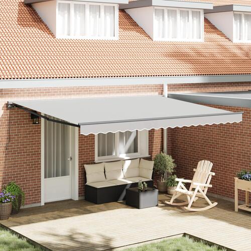Semi-Cassette Markise Ramme Retractable Manuel Metal
