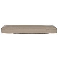 Pallepude til Bænk Taupe 120x40x8 cm Oxford Stof