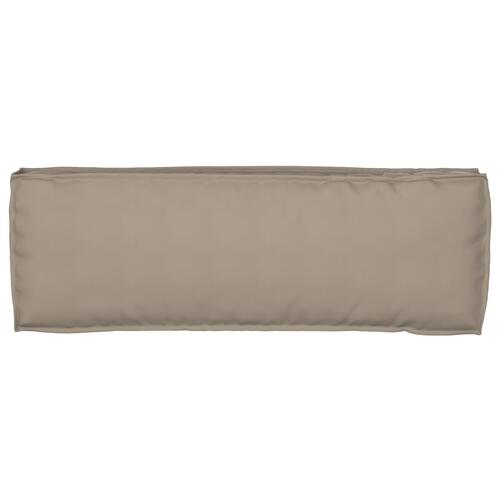 Pallepude til Bænk Taupe 120x40x8 cm Oxford Stof