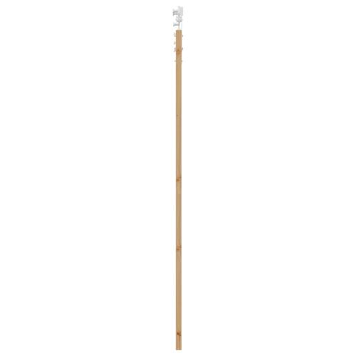 Skydedør med hardware sæt 73,5x211 cm Massivt fyrretræ