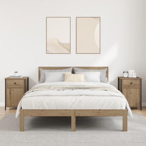Natskab 2 stk artisan eg 40 x 42 x 60 cm Konstrueret træ
