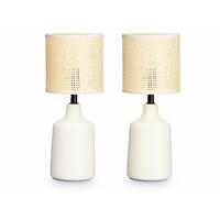 Bordlampe Hvid 60 W 2 enheder
