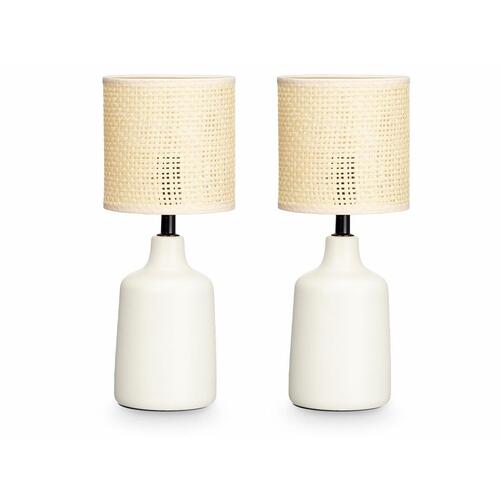 Bordlampe Hvid 60 W 2 enheder