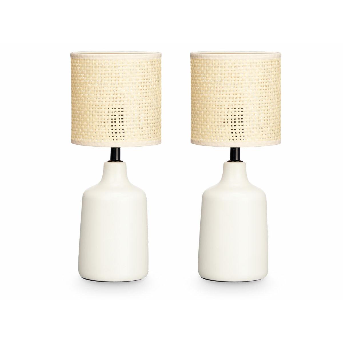Bordlampe Hvid 60 W 2 enheder