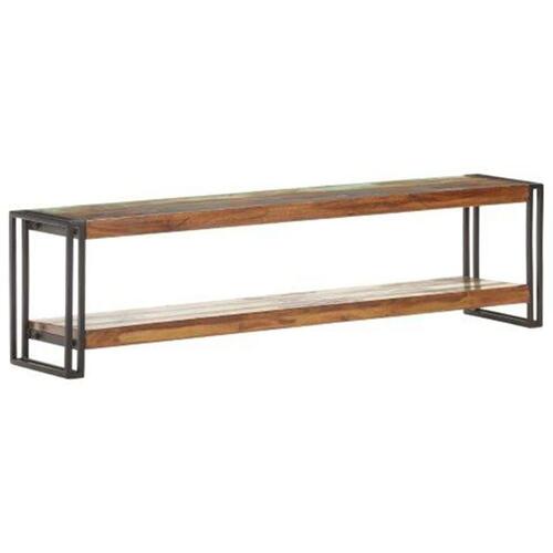 Tv-skab 150x30x40 cm massivt genbrugstræ