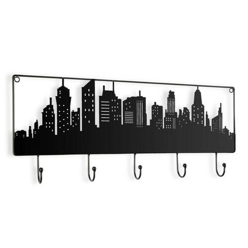 Knagerække til væggen Metal (5 x 23,5 x 56,5 cm)