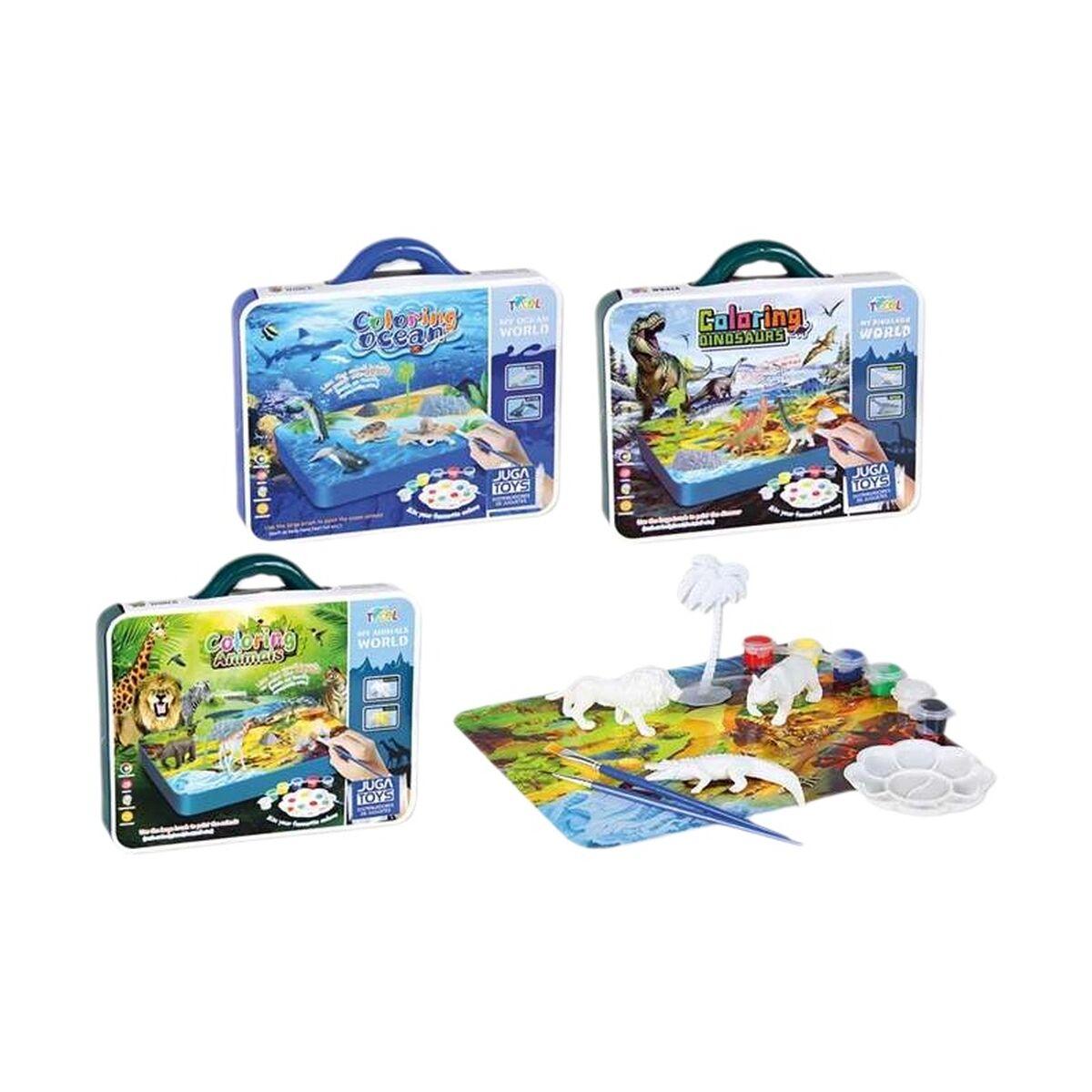 Male- og håndværkssæt i gips 25 × 19 cm - assorterede motiver