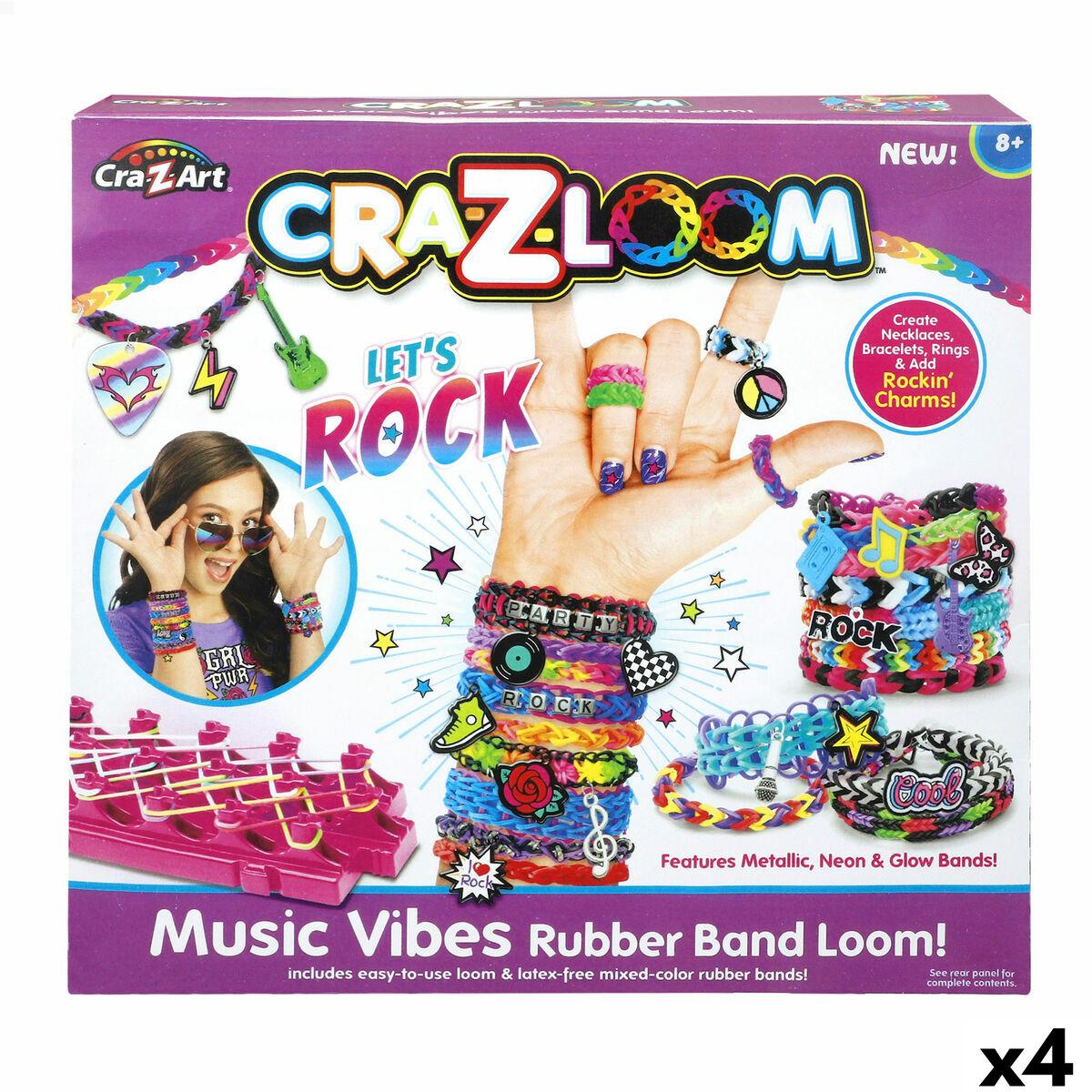 Cra-Z-Art Music Vibes gummibånd loom sæt - 4 enheder