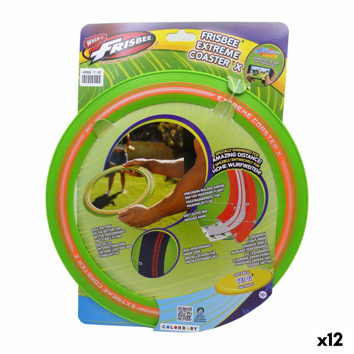 Wham-O Frisbee Extreme Coaster X - Grøn, 33 cm (12 stk.)