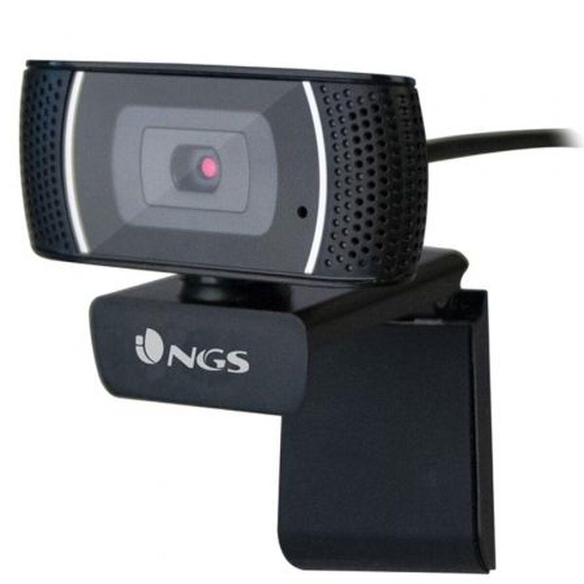 NGS XPRESSCAM1080HD webcam - Full HD, USB 2.0, sort