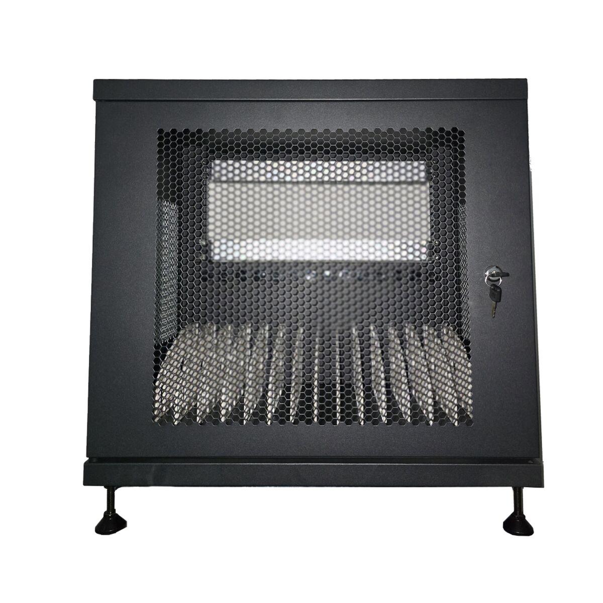 Ewent EW1714 vægmonteret rackskab 14" - sort