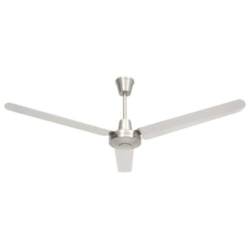Loftventilator 142 cm sølvfarvet