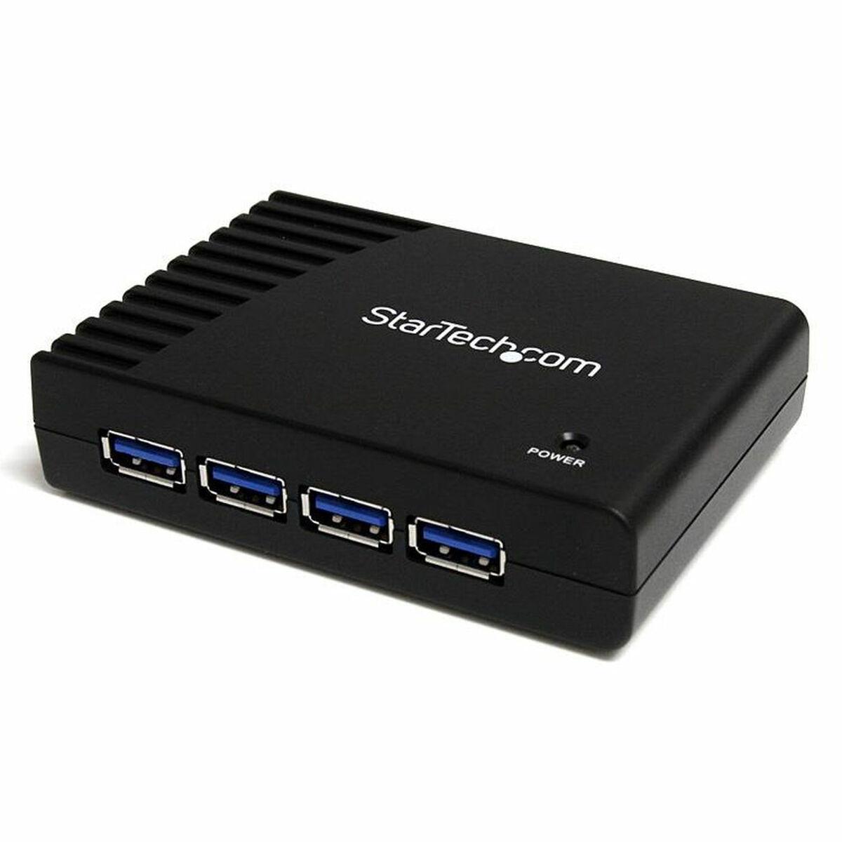 Startech USB hub ST4300USB3EU - 4 porte, sort