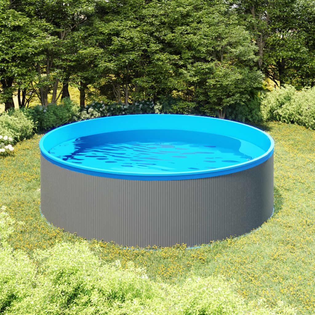 Pool 350x90 cm grå
