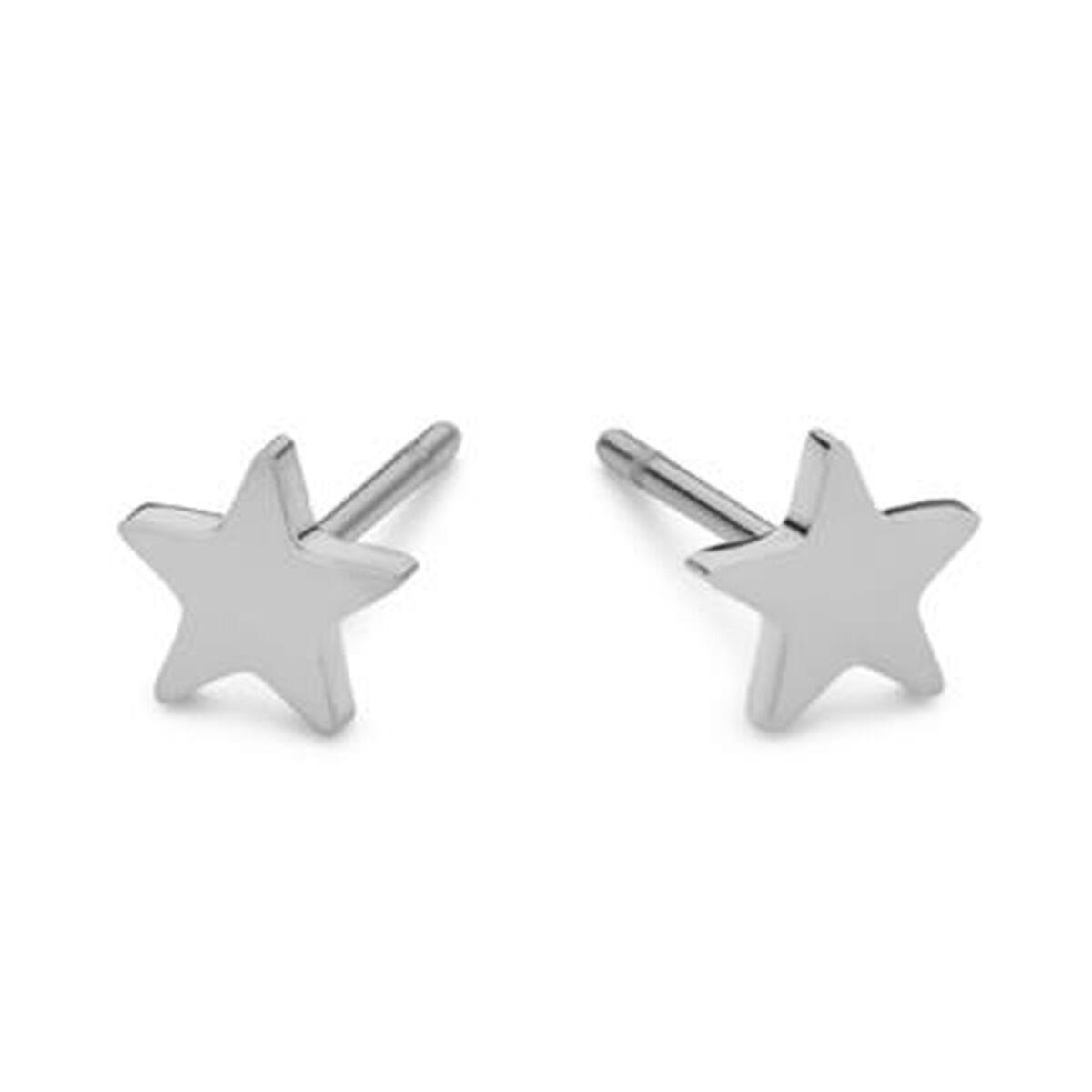 CO88 Collection stjerne ørestikker til kvinder - sølvfarvet (8CE-70301)