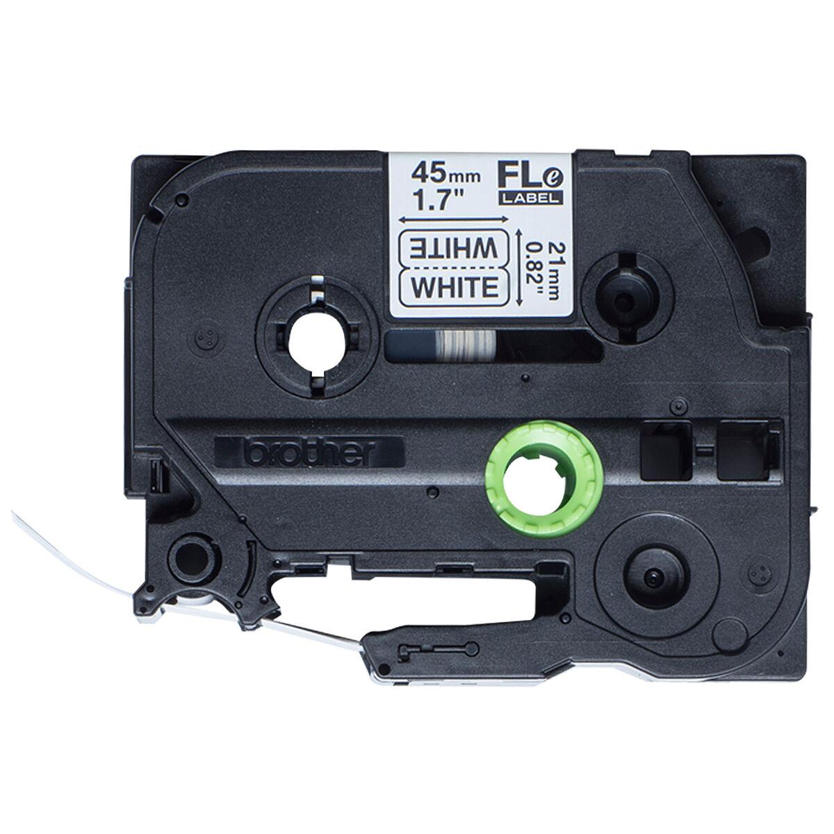 Brother FLE2511 labeltape - hvid billede