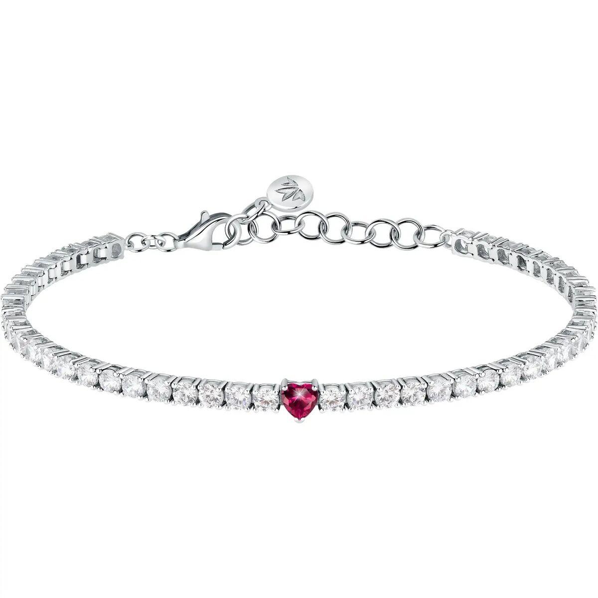 Armbånd til kvinder - sølvfarvet tennisarmbånd