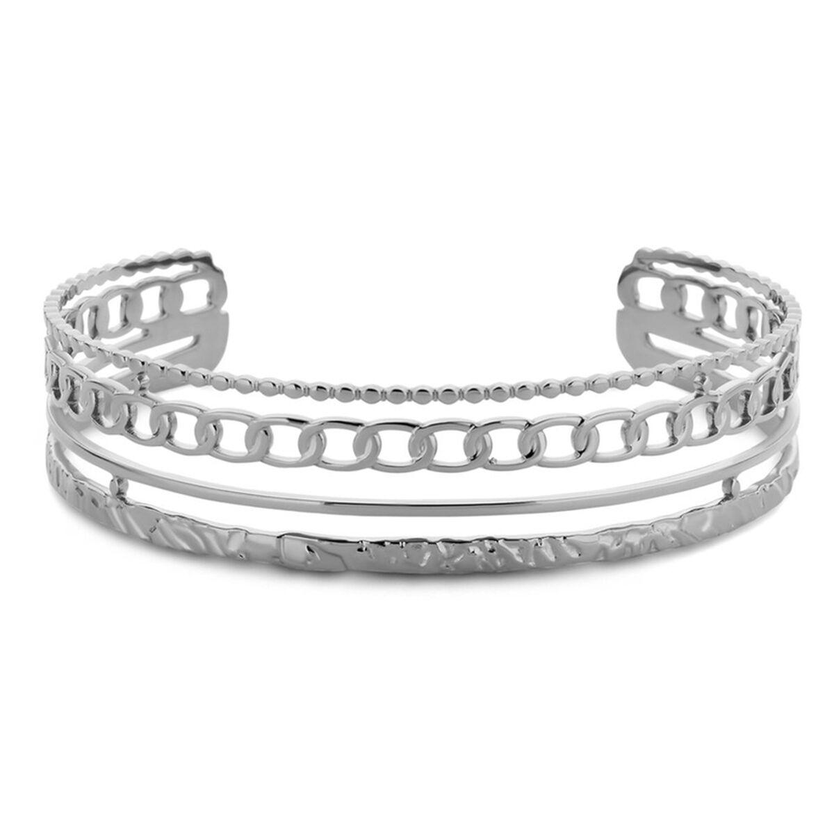 CO88 Collection armbånd til kvinder - sølvfarvet cuff 8CB-91211